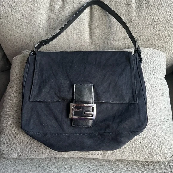 Fendi mamma baguette Vintage 90s Neoprene - Picture 13 of 15